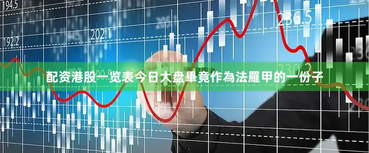 配资港股一览表今日大盘畢竟作為法羅甲的一份子